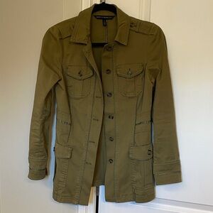 White House Black Market Olive Green Jacket